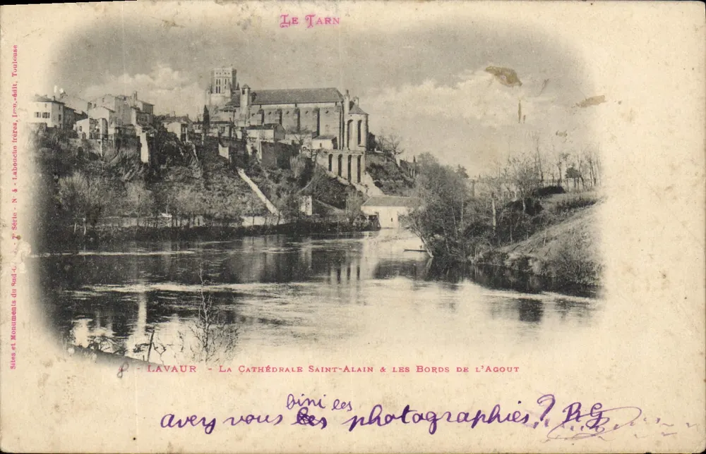 Lavaur - Die Kathedrale Saint-Alain & die Ufer des Agout — Labouche Frères, Toulouse, N° 4 - Vorderseite