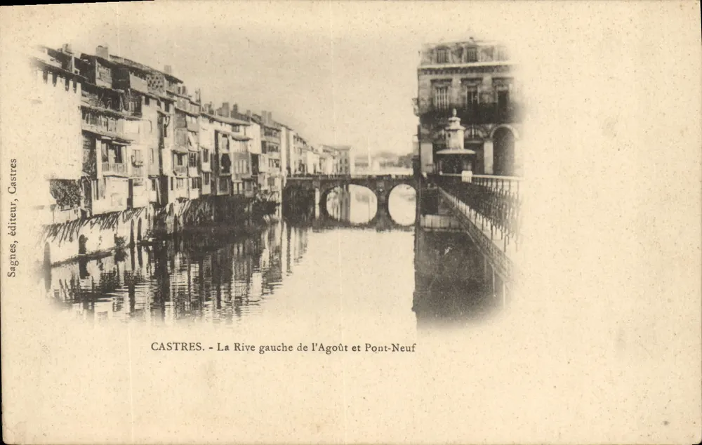 Castres - Linker Ufer des Agoût und Pont-Neuf — Sagnes, Verlag, Castres - Vorderseite