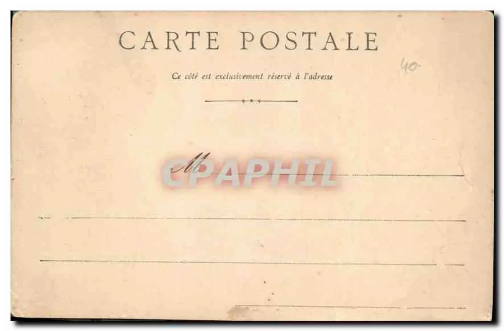 Le Cantal - La Bastide du Bois Noir, nahe Puy-Mary — Papeterie Moderne, Minat - Rückseite