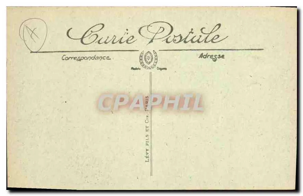 Die Ufer der Rance — Die Jungfrau von Grinfollet — Lévy Fils et Cie, Paris - Rückseite