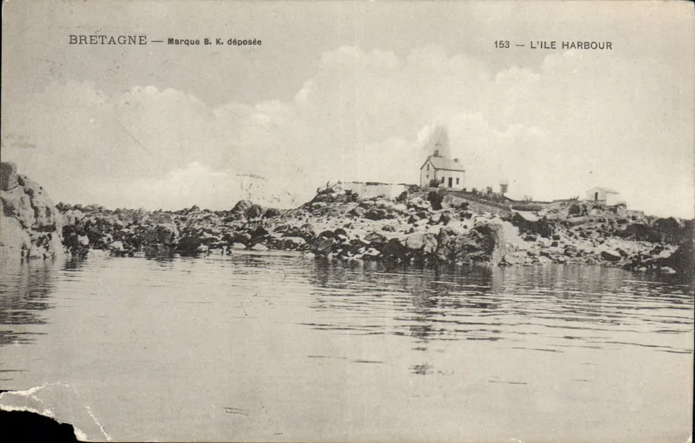 Ilha Harbour — Bretanha — Marca B. K. depositada — n° 153 - Frente