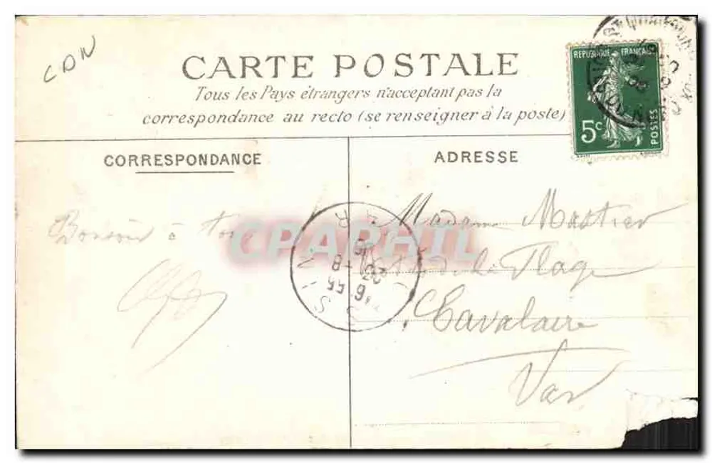 Ilha Harbour — Bretanha — Marca B. K. depositada — n° 153 - Verso