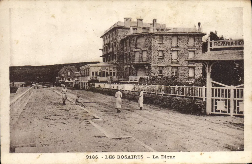 Les Rosaires — A Dique — Hotel Rosaria - Frente
