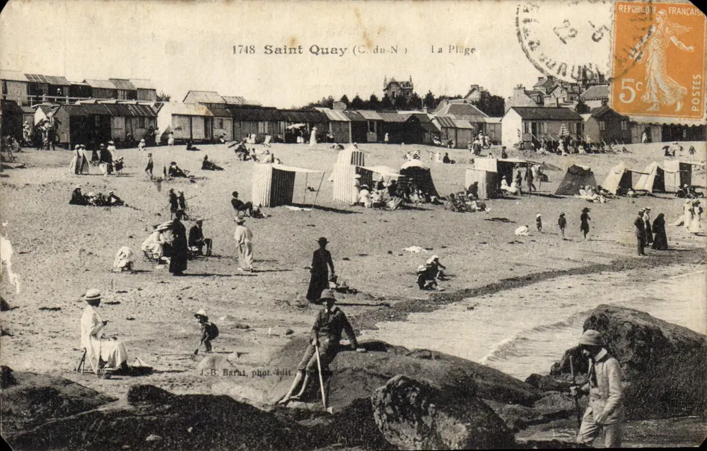 Saint Quay (C. du N.) — La Plage — J.-B. Barni, phot. Jull. - Frente