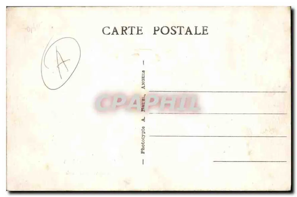 Portrieu (Côte d'Azur) — Ansicht des Hafens — Phototype A. Brueil, Angers - Rückseite