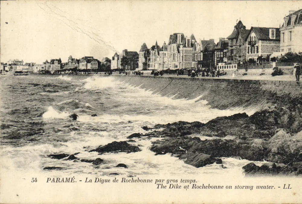 Die Rochebonne-Dyke bei Sturmzeit — PARAMÉ — LL - Vorderseite