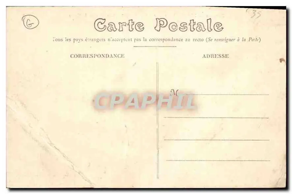 Rennes — Fête der Blumen 1910 — Auf dem Champ de Mars — Sottile du Corso, Verlag Sottile - Rückseite