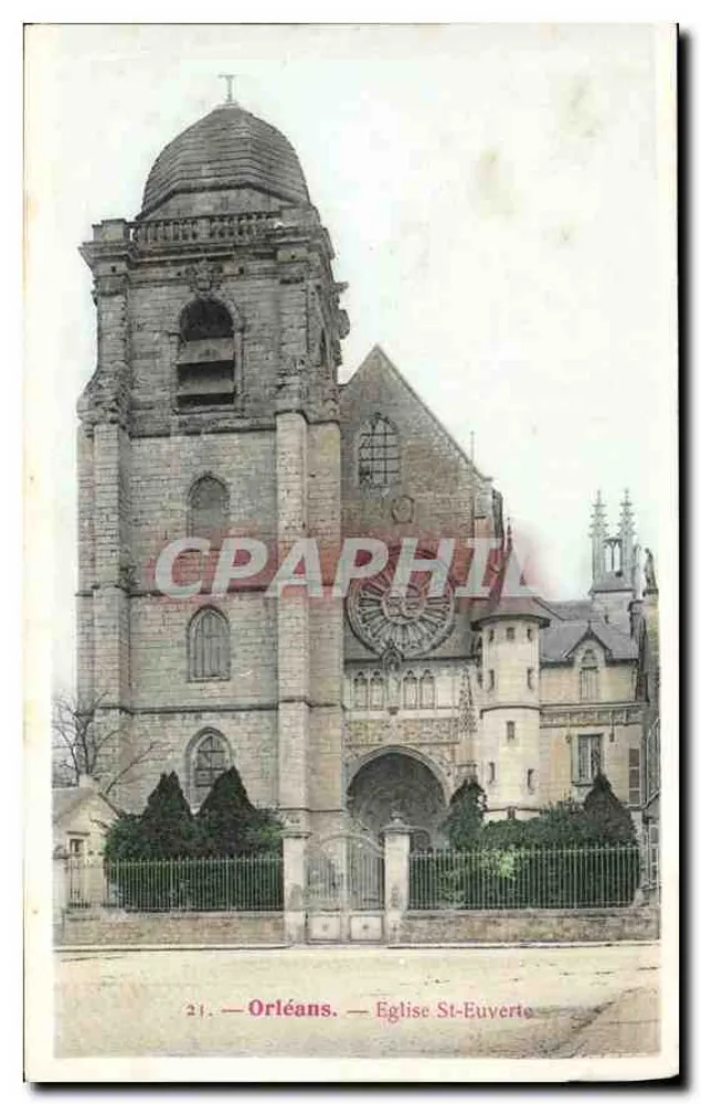Orléans — Igreja de São Euverne — n°21 - Frente