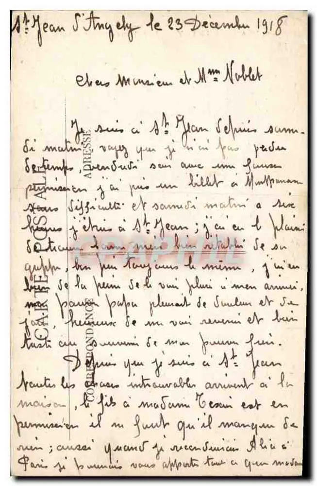 Saint-Jean-d'Angély — As Torres (século XII) — Editor não identificado - Verso