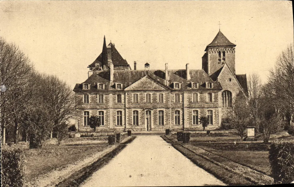 Abtei Saint-Pierre de Solesmes — Fassade der Mauristen, 1722 — J. Malicon, Sablé - Vorderseite