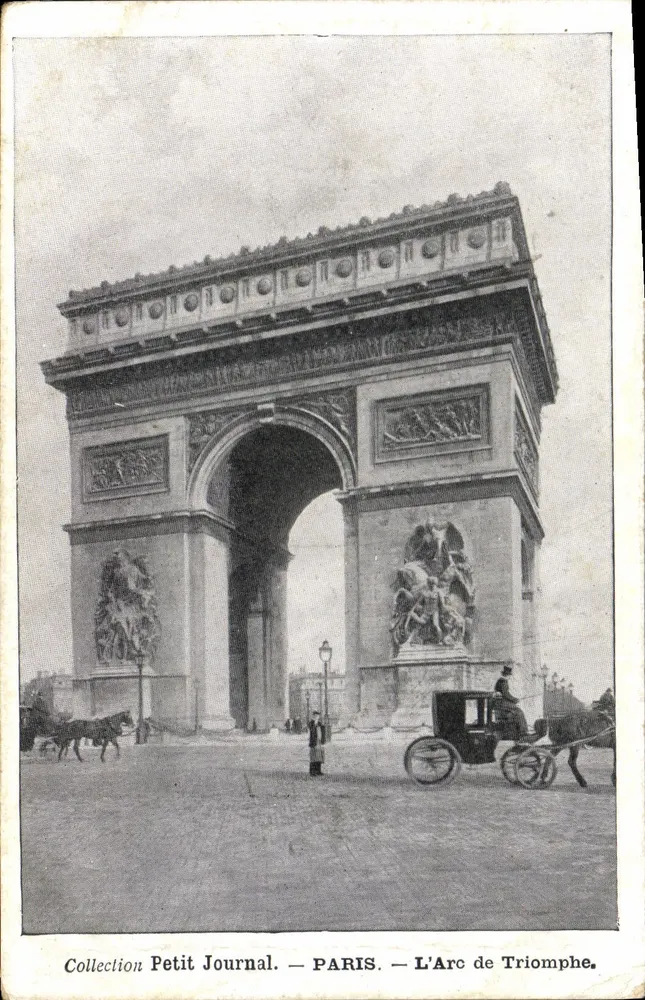 Paris — L'Arc de Triomphe — Collection Petit Journal - Frente