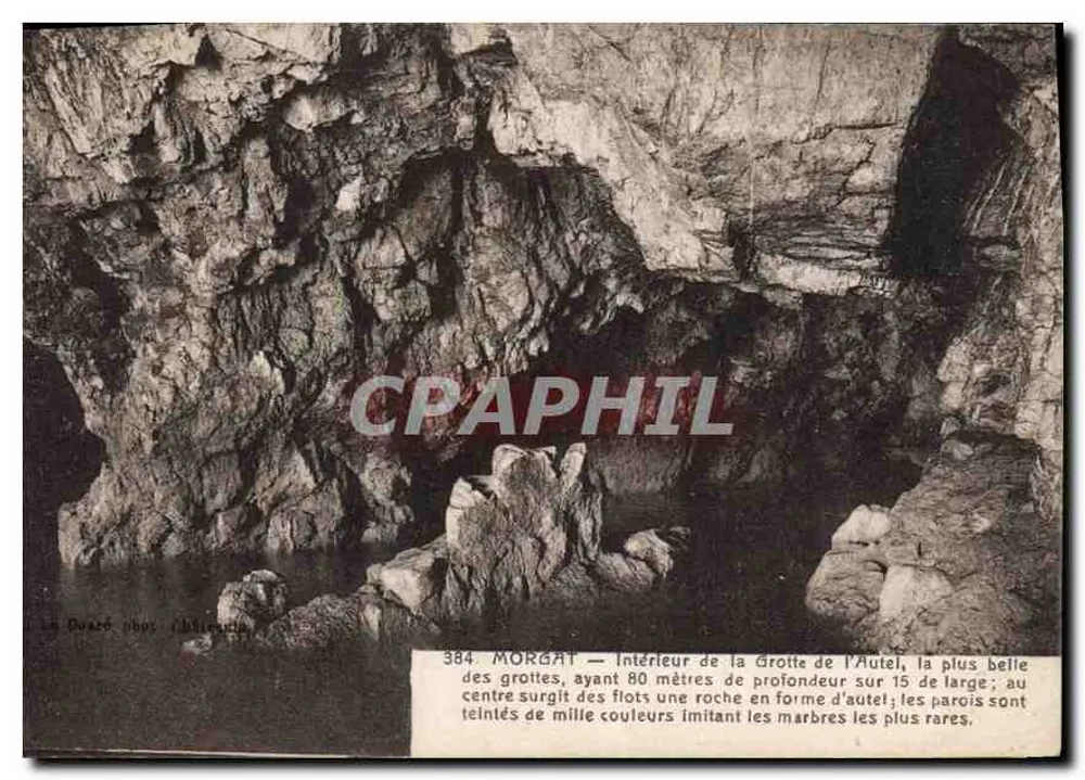 Morgat — Innenansicht der Grotte de l'Autel, die schönste der Höhlen - Vorderseite
