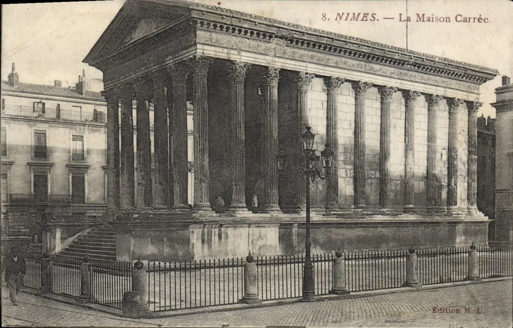 Nîmes — A Maison Carrée — Edição M. II - Frente