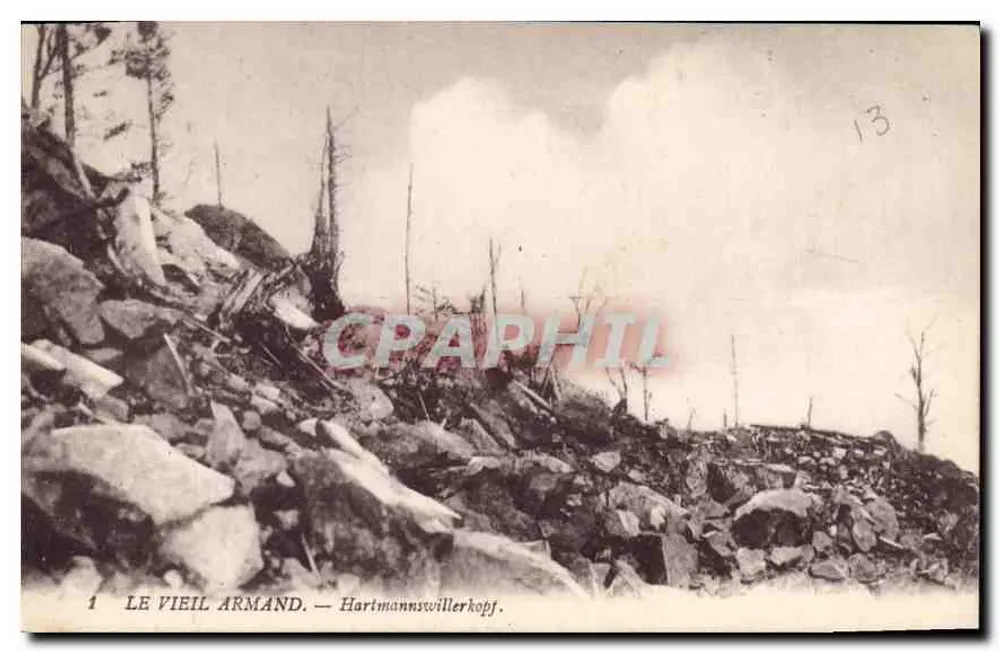 El Viejo Armand — Hartmannswillerkopf — Cantine del Viejo Armand, París - Anverso