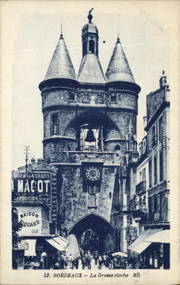 Bordeaux — A Grande Campana — Editor Magot, n° 52 - Frente