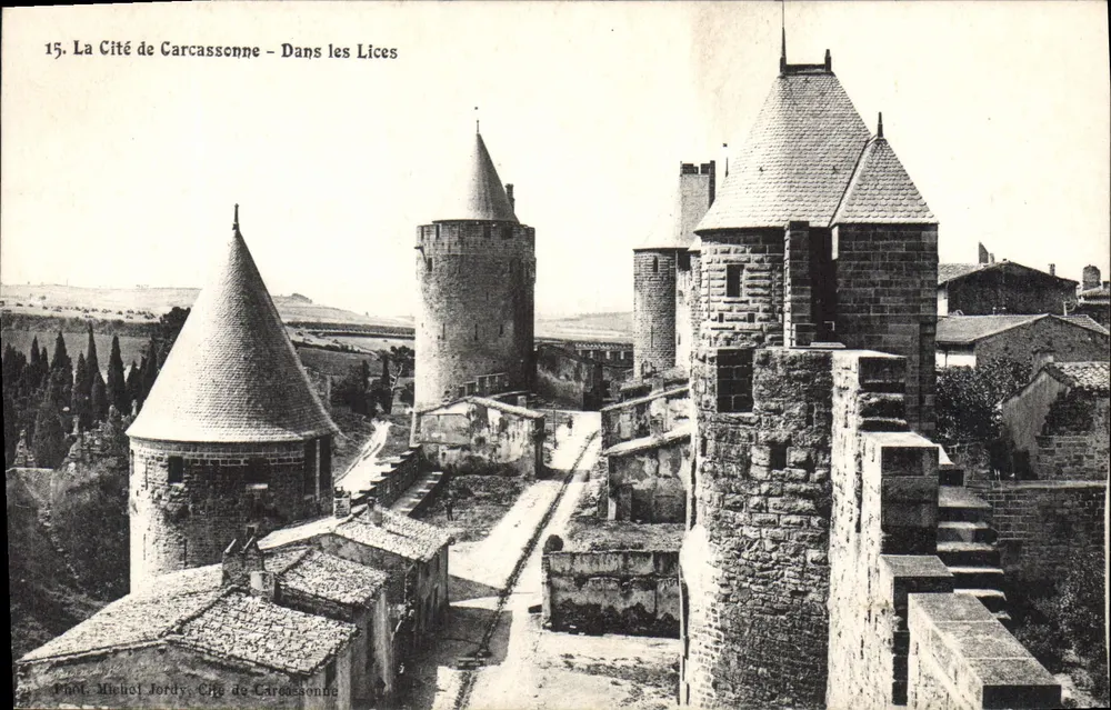 Carcassonne — Nas Lices — Editor Michol Jordy, n°15 - Frente
