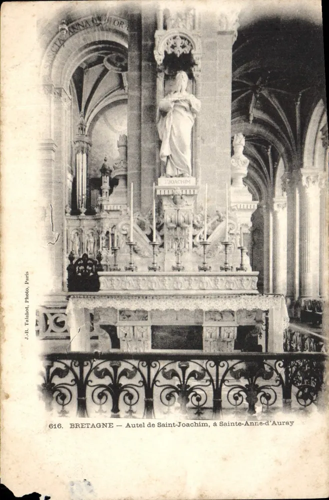 Altar des Heiligen Joachim, in Sainte-Anne-d'Auray — Bretagne — J.-B. Talahot, Paris, Nr. 616 - Vorderseite