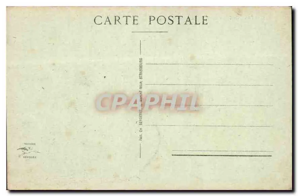 Strasbourg - Die Rheinbrücken, nahe Kehl — n°653, Verlag Vandoue - Rückseite