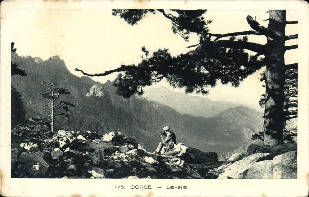 Bavella — vue panoramique des montagnes — éditeur A. Tomasi, Ajaccio, n° 775 - Frente