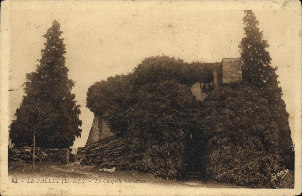 Le Pallet (L. Inf.) — A Capela Sie-Anne — G. Archaud, editor, Nantes - Frente