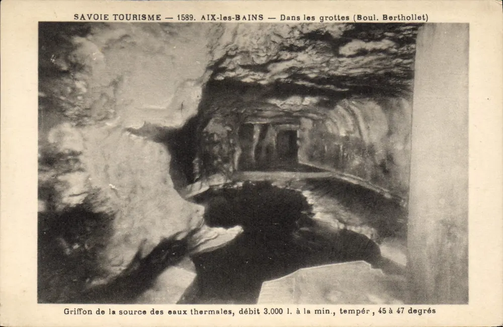 Aix-les-Bains — In den Höhlen (Boul. Berthollet) — Savoie Tourism - Vorderseite