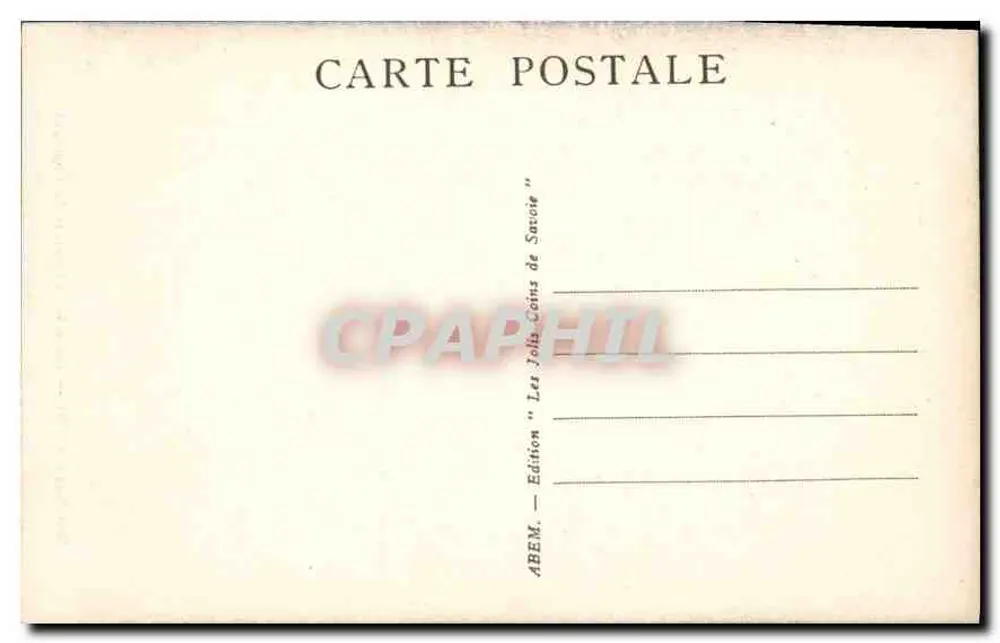Sainte-Foy — Queda da Cascata de Champet — Edição 'Les Jolis Coins de Savoie' n°3931 - Verso