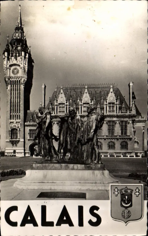 Calais — Rathaus und die Bourgeois von Calais — Verlag S.P.A. Nr. 62.193.01 - Vorderseite