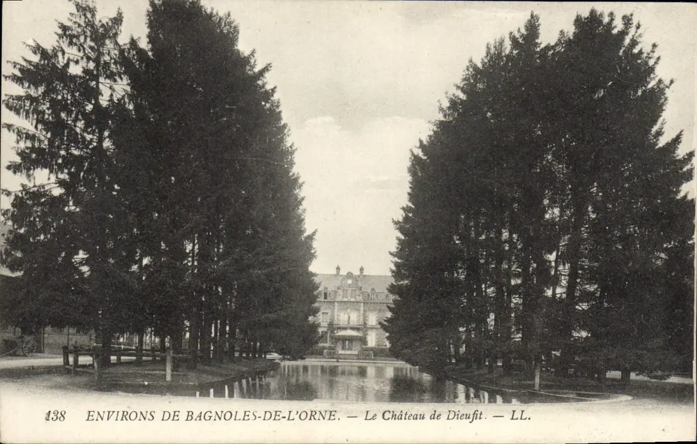 Umgebung von Bagnoles-de-l'Orne — Schloss Dieuift — LL. N° 138 - Vorderseite