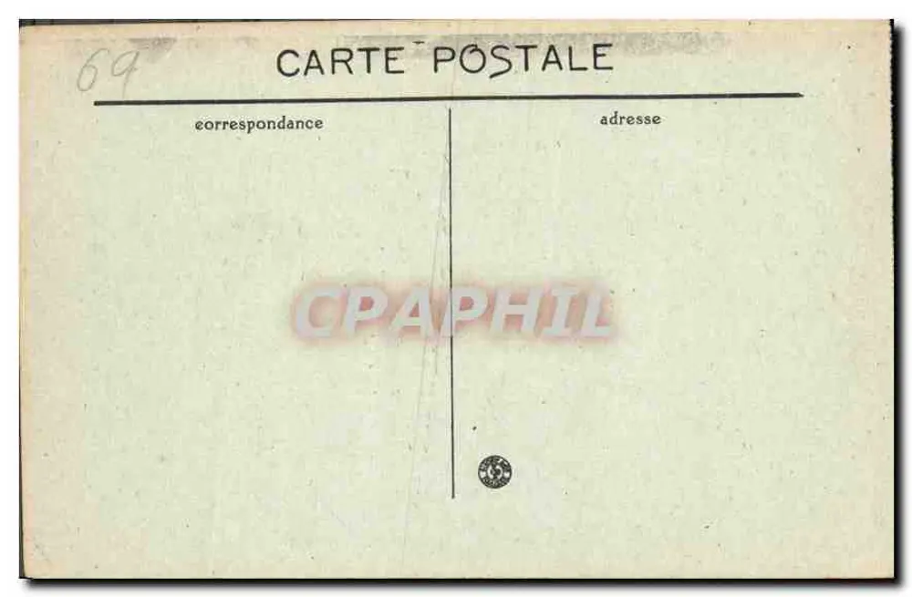 LYON — Hotel de Ville — I. B. - Verso