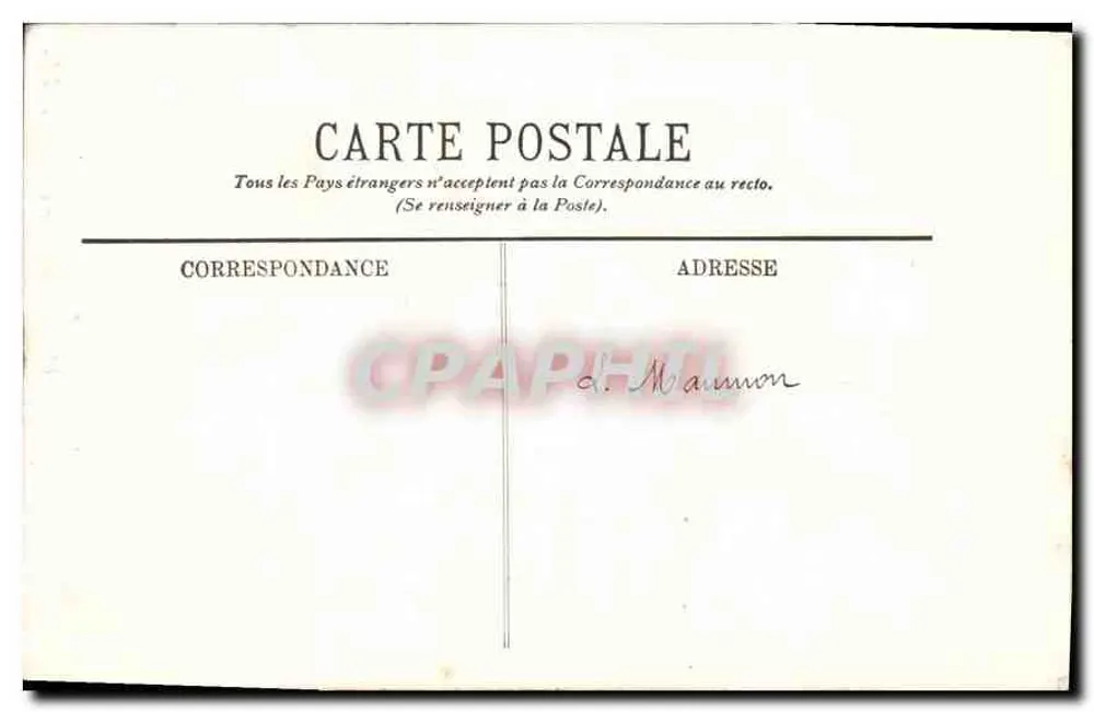 Catedral de Notre-Dame de París — vista nocturna — editor desconocido, número de serie no visible - Reverso