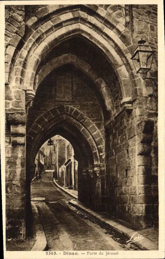 Dinan — Porta do Jérzual — editor Lattès, n° 2365 - Frente