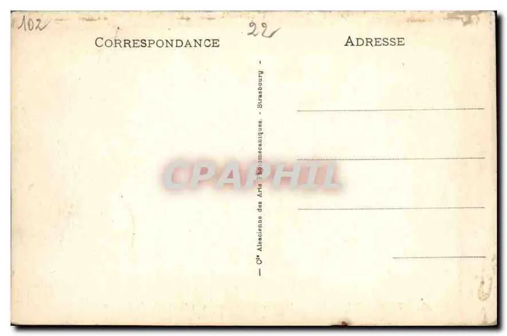 Saint-Brieuc — Gedenkstein für die Toten und das Palais de Justice — (Francis Renaud, Bildhauer, Paris) - Rückseite
