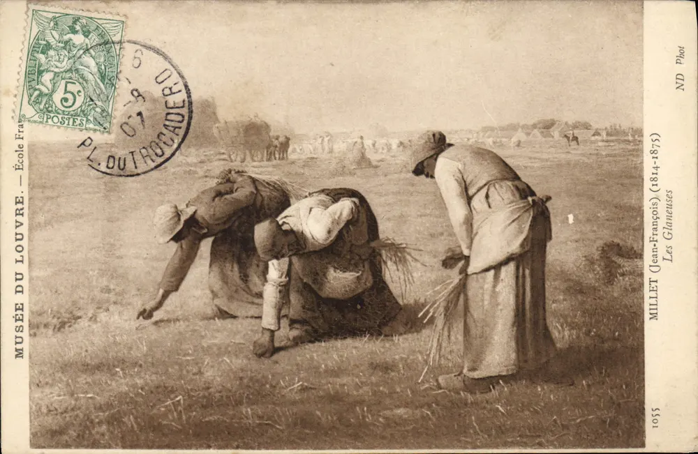 Die Gladiolen — Musée du Louvre — École Française — MILLET (Jean-François) (1814-1875) - Vorderseite
