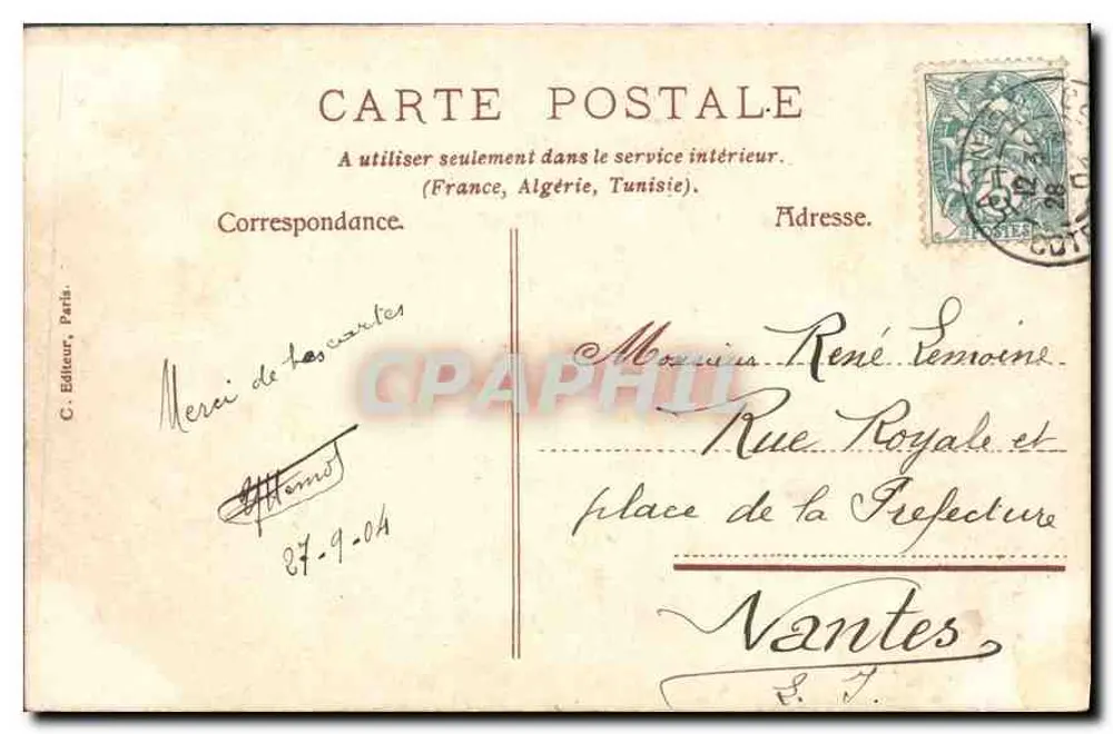 Colheita de trigo — Cena de colheita — C. Editora, Paris - Verso