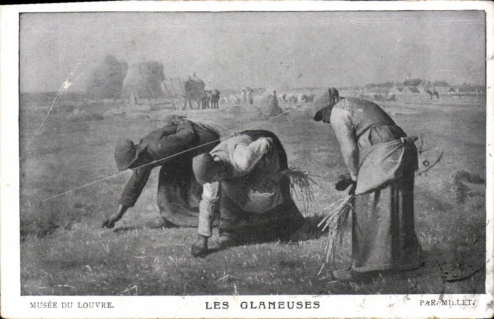 As Glaneiras — Museu do Louvre — Por Millet - Frente
