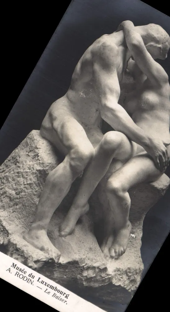 Muzeum Luxembourg — A. Rodin — Pocałunek - Awers