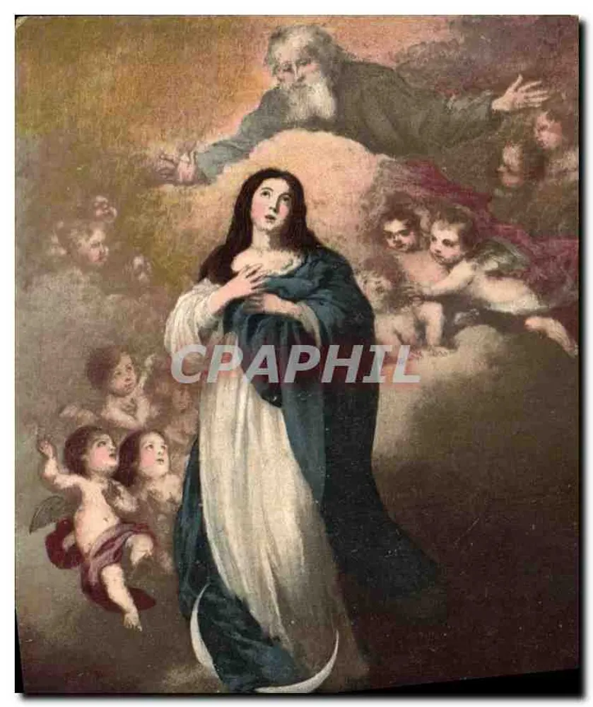 Nossa Senhora de Fátima — Santa Bernadette — União Postal Universal Espanha - Frente