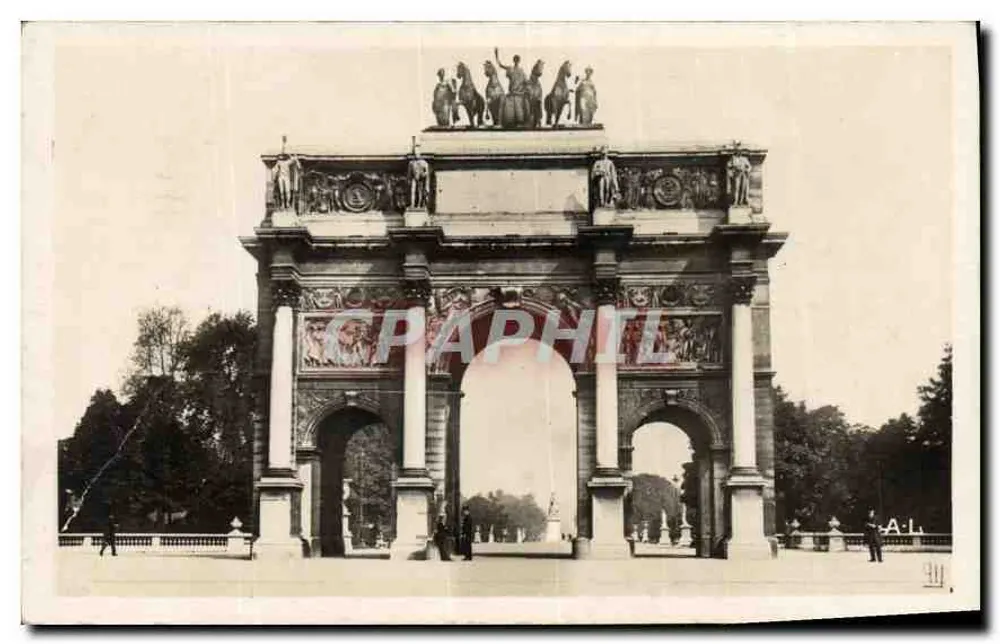 Arc de Triomphe du Carrousel — Paris — Éd. d'Art, rue Sainte-Croix-de-Tremblay - Vorderseite