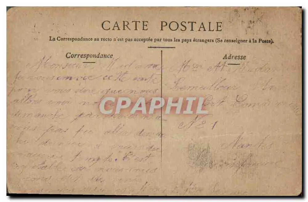 Castelo de Chambord — vista panorâmica — editor não identificado - Verso