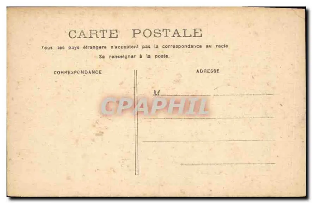 PARIS - Colunata do Louvre — editor desconhecido, número de série não visível - Verso