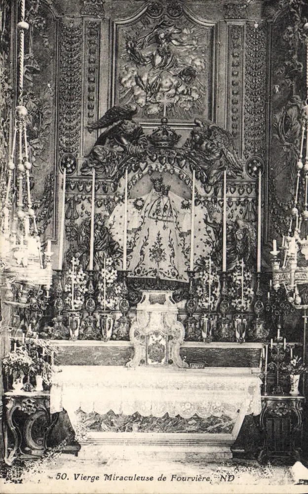 Virgem Milagrosa de Fourvière — Notre-Dame — editor ND, n° 50 - Frente
