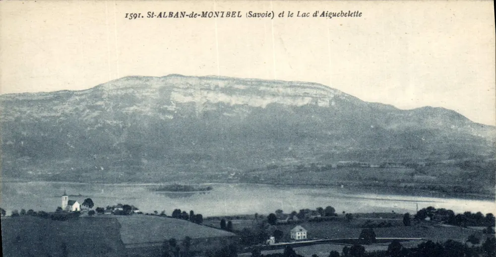 St-Alban-de-Montbel (Savoie) und See Aiguebelette — Sammlung 'La Plus Belle' — Nr. 1591 - Vorderseite