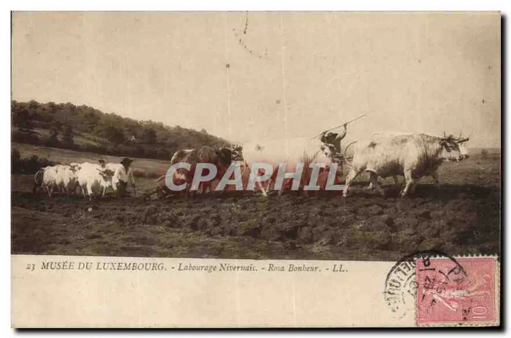 Laboreiro Nivernais — Museu do Luxemburgo — Rosa Bonheur — LL. n°23 - Frente