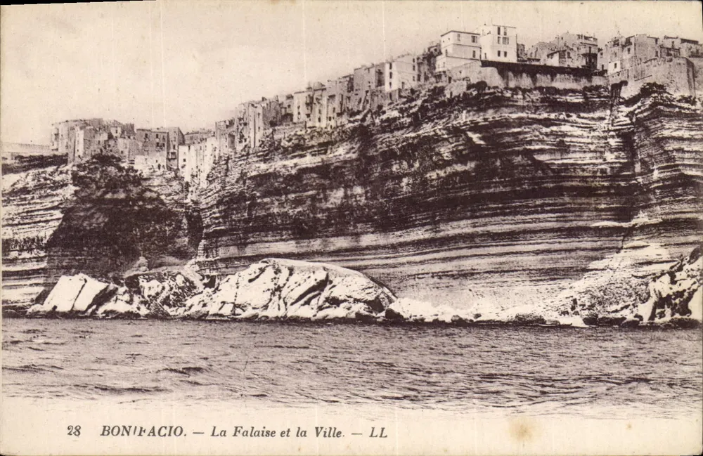 Bonifacio — Die Klippe und die Stadt — LL, Nr. 28 - Vorderseite
