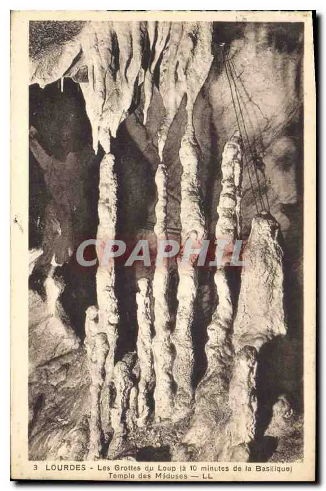 Lourdes — Die Höhlen des Loup (10 Minuten von der Basilika entfernt) — Tempel der Medusen — LL - Vorderseite