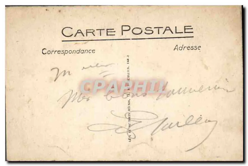 Lourdes — La Benedizione dei Malati — LL - Verso