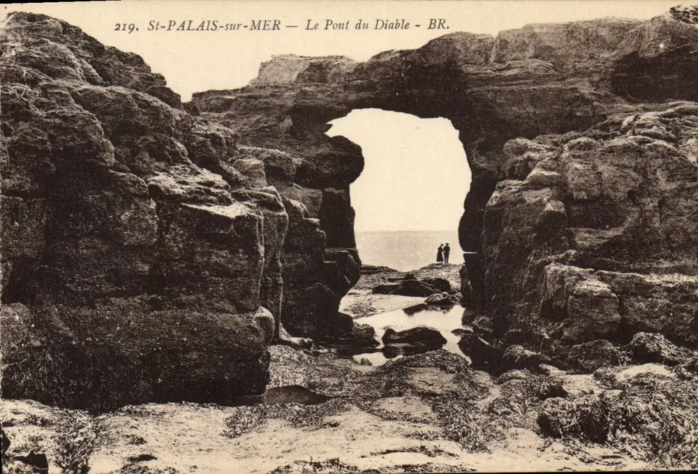 St-Palais-sur-Mer — O Pont do Diabo — BR. 219 - Frente