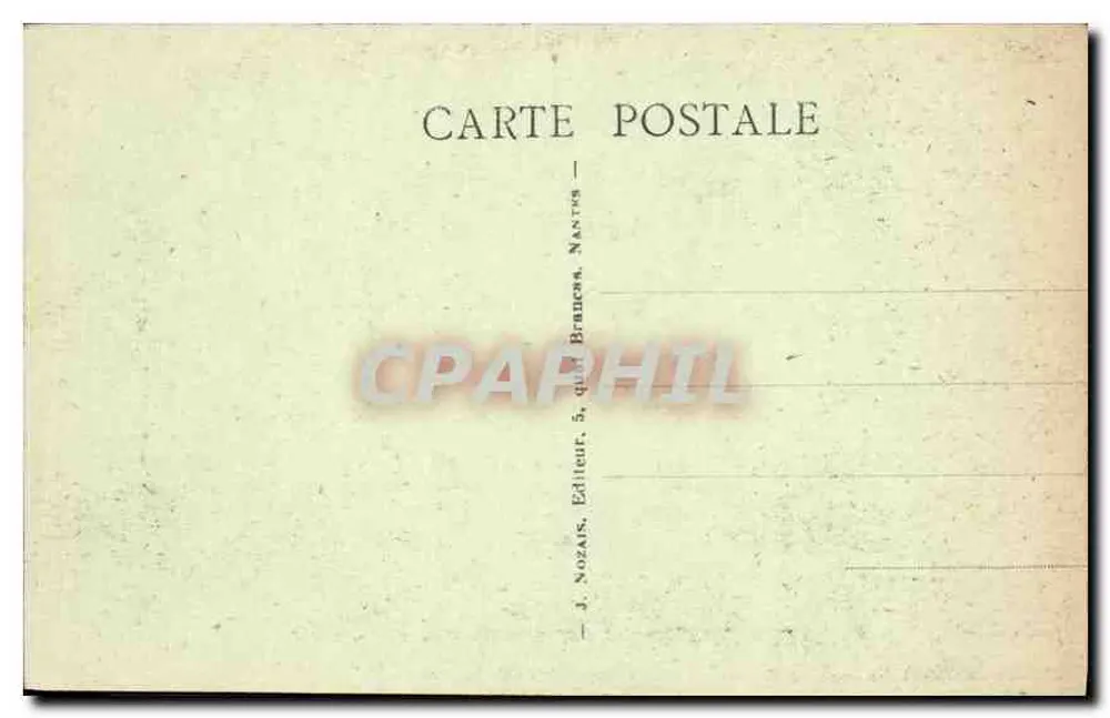 Noirmoutier - Die 4 Windmühlen von la Guérinière — J. Nozaïs, Nantes - Rückseite