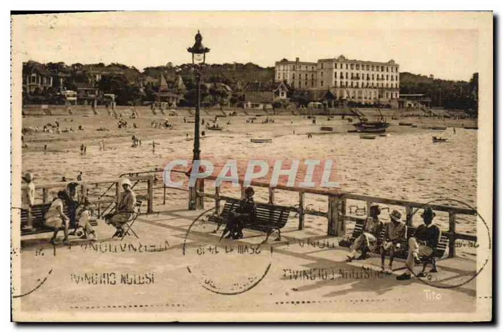 Arcachon (Côte d'Argent) — Vista tirada da ponta — Editor Biod Frères - Frente