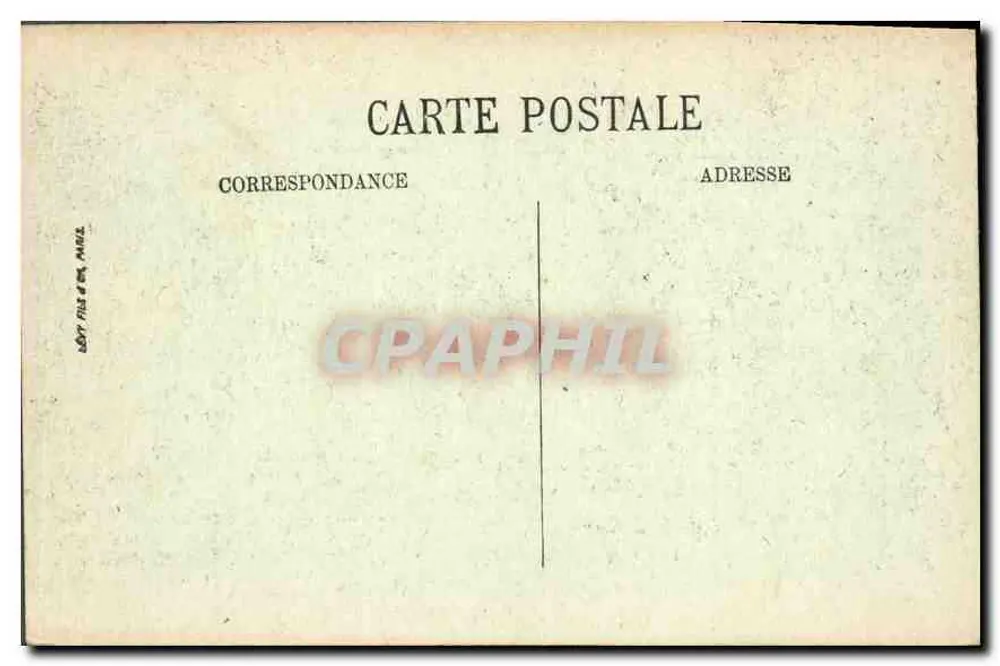Paris (VII) — Kammer der Abgeordneten — Sitzungssaal — LL. - Rückseite